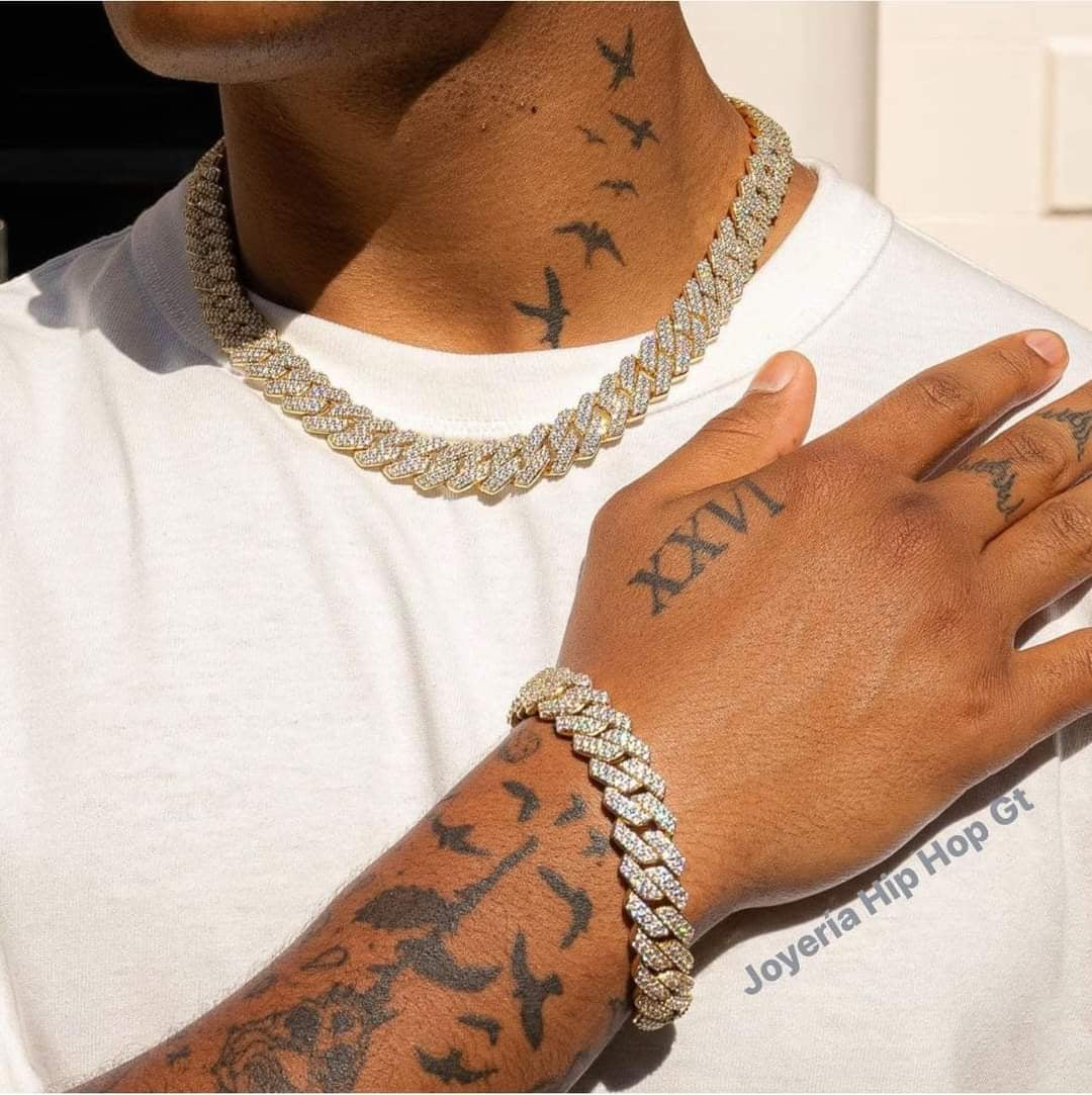 Cadena Zig Zag Dorado