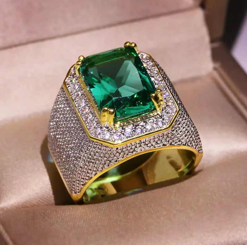 ANILLO PIEDRA VERDE